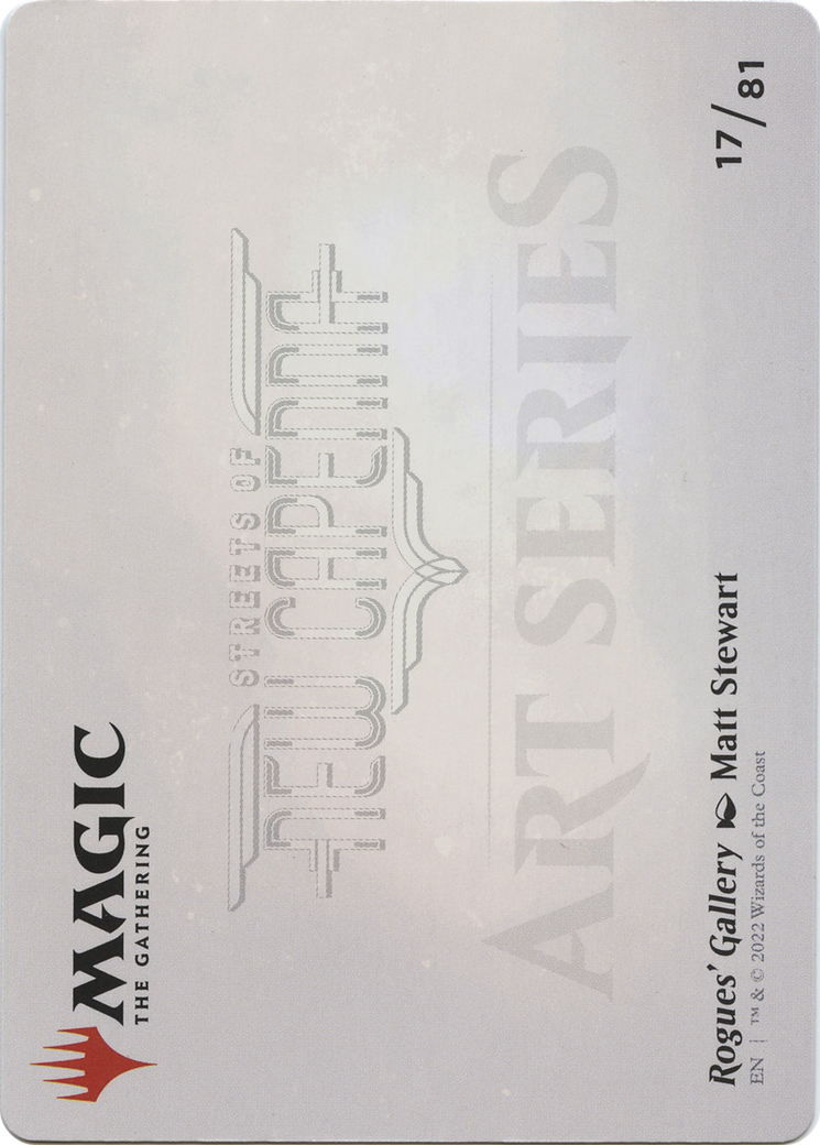 Rogues' Gallery // Rogues' Gallery (ASNC-017) - New Capenna Art Series (Borderless) Foil