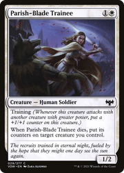 Parish-Blade Trainee (VOW-029) - Innistrad: Crimson Vow Foil