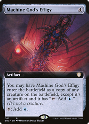 Machine God's Effigy (BRC-063) - The Brothers' War Commander: (Extended Art)