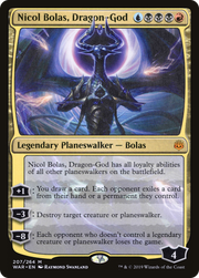 Nicol Bolas, Dragon-God (WAR-207) - War of the Spark