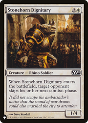 Stonehorn Dignitary (LIST-M12-37) - The List