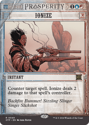 Ionize (OTP-049) - Breaking News: (Showcase) (Borderless) Foil