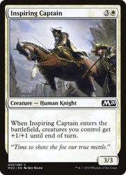 Inspiring Captain (M20-025) - Core Set 2020 Foil