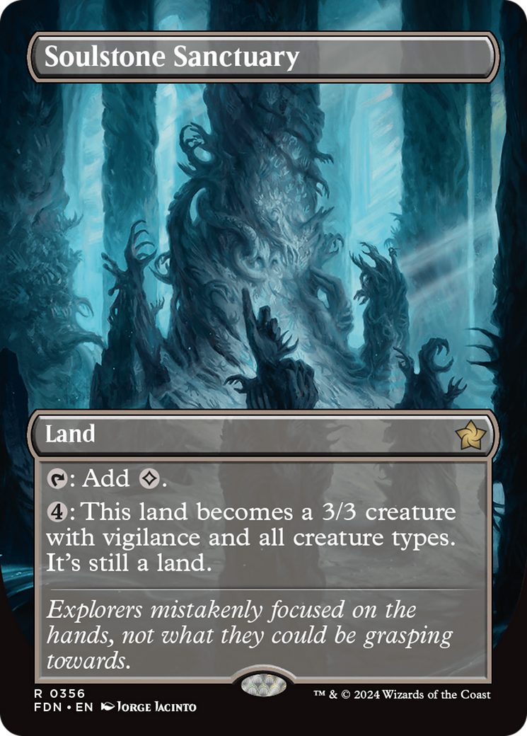 Soulstone Sanctuary (Borderless) (FDN-356) - Foundations (Borderless)