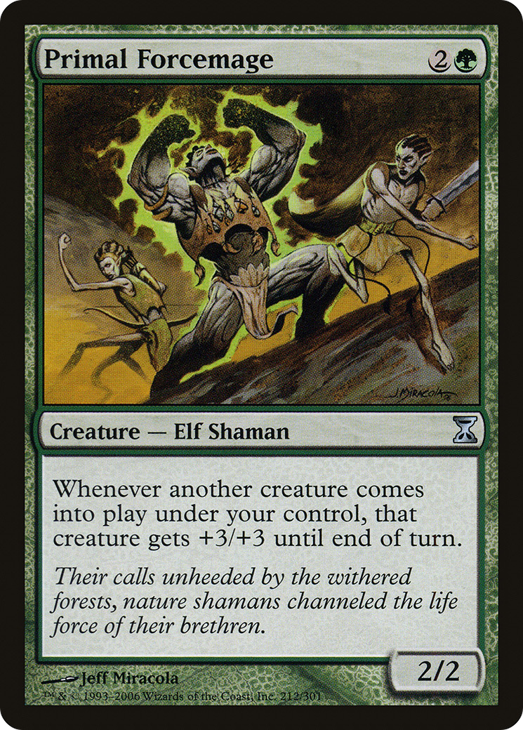 Primal Forcemage (TSP-212) - Time Spiral Foil