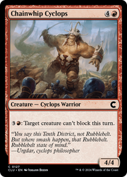 Chainwhip Cyclops (CLU-127) - Ravnica: Clue Edition