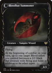 Voldaren Bloodcaster // Bloodbat Summoner (VOW-298) - Innistrad: Crimson Vow: (Showcase, Double Faced Transform) Foil