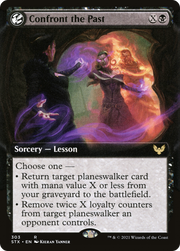 Confront the Past (STX-303) - Strixhaven: School of Mages: (Extended Art, lesson)