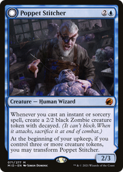 Poppet Stitcher // Poppet Factory (MID-071) - Innistrad: Midnight Hunt: (Double Faced Transform) Foil