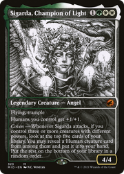 Sigarda, Champion of Light (MID-323) - Innistrad: Midnight Hunt: (Showcase) Foil