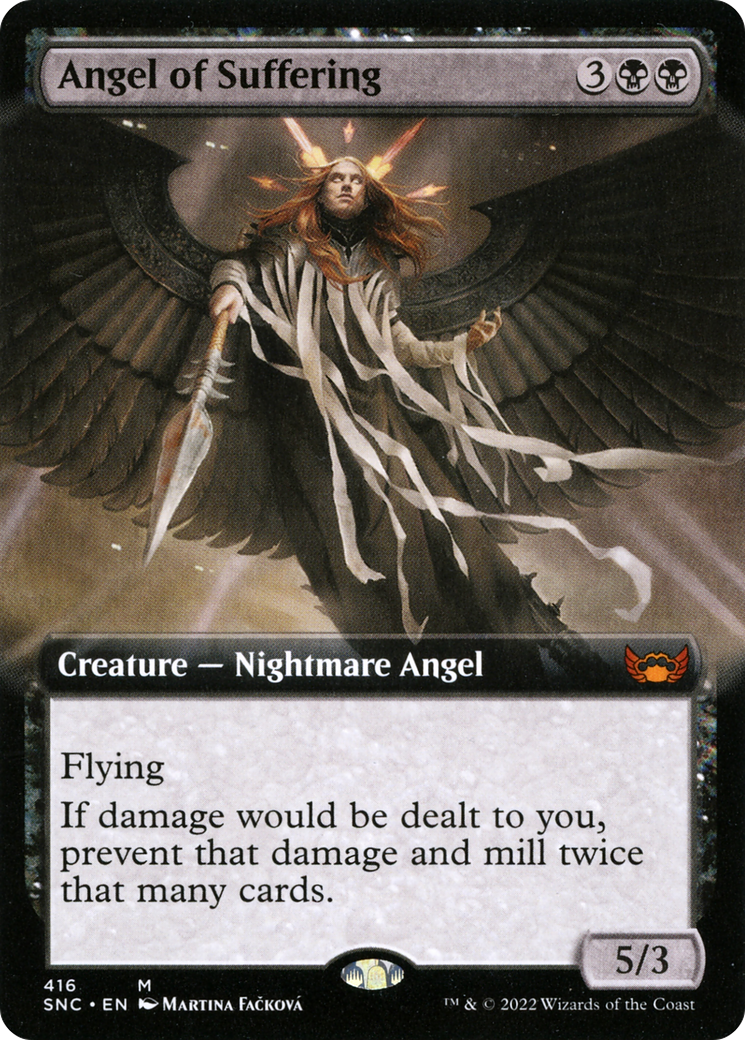 Angel of Suffering (SNC-416) - Streets of New Capenna: (Extended Art)