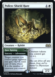 Pollen-Shield Hare // Hare Raising (PRE-233) - Wilds of Eldraine Promos Foil