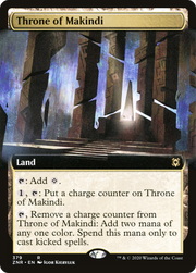 Throne of Makindi (ZNR-379) - Zendikar Rising: (Extended Art)