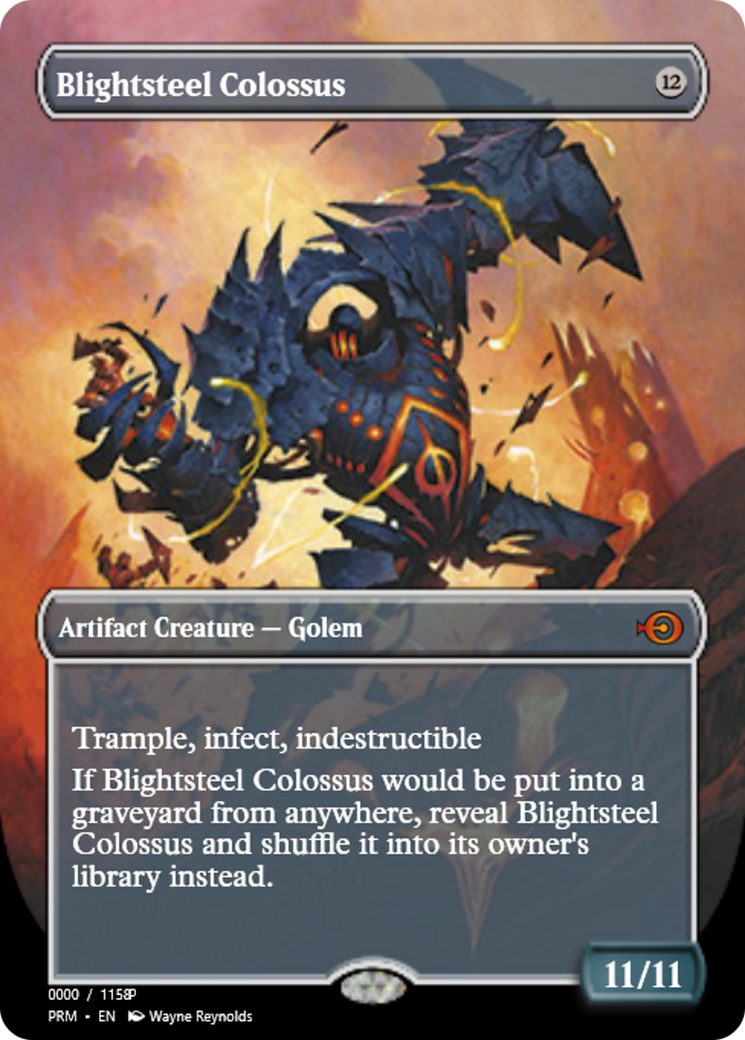 Blightsteel Colossus (PRM-82844) - Magic Online Promos Foil