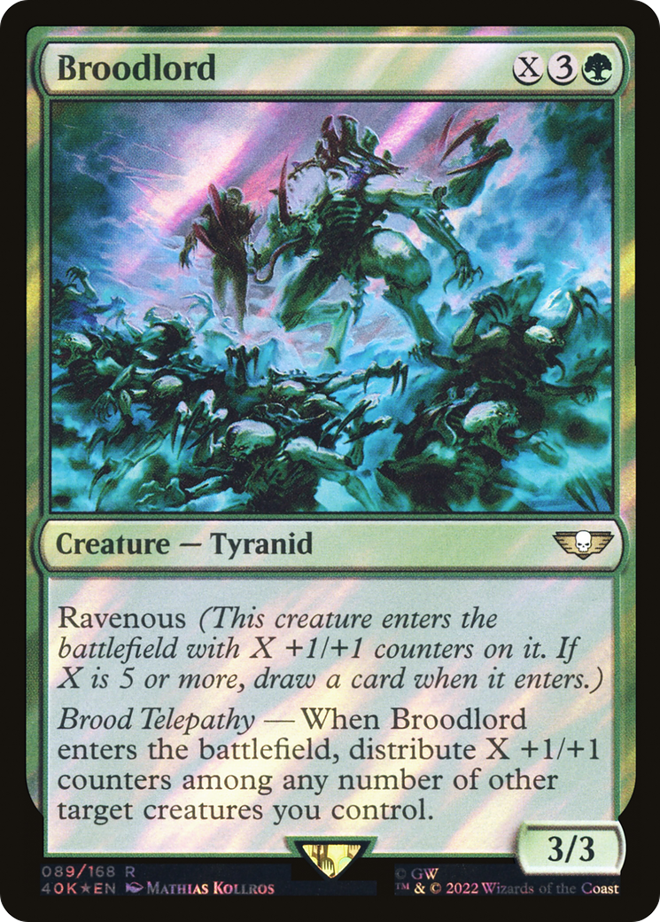 Broodlord (40K-089) - Warhammer 40,000 Commander Foil