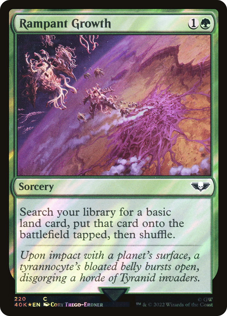 Rampant Growth (40K-220) - Warhammer 40,000 Commander Foil