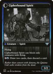 Soulcipher Board // Cipherbound Spirit (DBL-346) - Innistrad: Double Feature: (Double Faced Transform) Foil