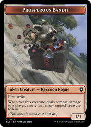 Prosperous Bandit (TBLC-023) - Bloomburrow Commander Tokens