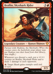 Brallin, Skyshark Rider (C20-004) - Commander 2020
