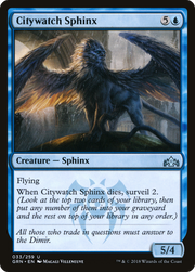 Citywatch Sphinx (GRN-033) - Guilds of Ravnica Foil