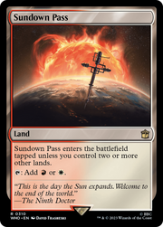Sundown Pass (WHO-310) - Doctor Who Foil