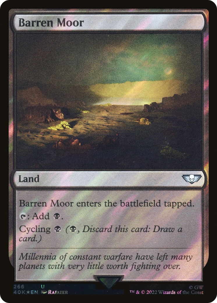 Barren Moor (40K-266) - Warhammer 40,000 Commander Foil