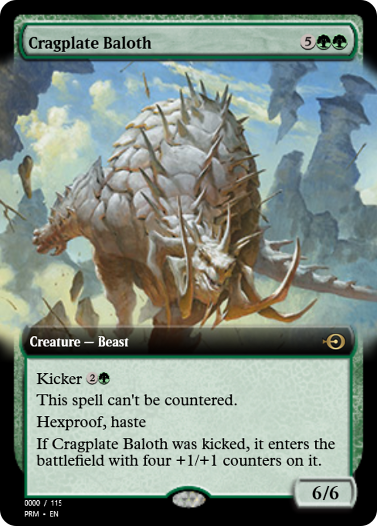 Cragplate Baloth (PRM-83756) - Magic Online Promos Foil