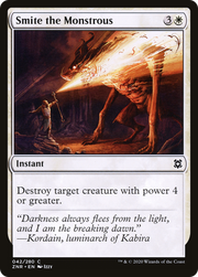 Smite the Monstrous (ZNR-042) - Zendikar Rising Foil