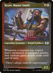 Reyav, Master Smith (Foil Etched) (MUL-122) - Multiverse Legends Foil