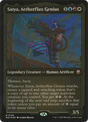 Satya, Aetherflux Genius (M3C-146) - Modern Horizons 3 Commander Etched Foil