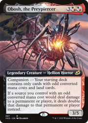 Obosh, the Preypiercer (IKO-357) - Ikoria: Lair of Behemoths: (companion, Extended Art) Foil