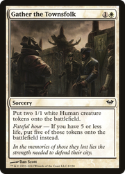 Gather the Townsfolk (DKA-008) - Dark Ascension Foil