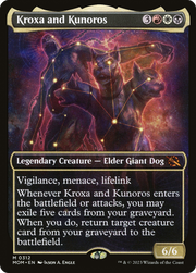 Kroxa and Kunoros (MOM-312) - March of the Machine: (Showcase) Foil