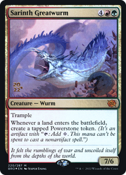 Sarinth Greatwurm (PRE-220S) - The Brothers' War Promos Foil