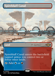 Spirebluff Canal (OTJ-304) - Outlaws of Thunder Junction (Borderless)