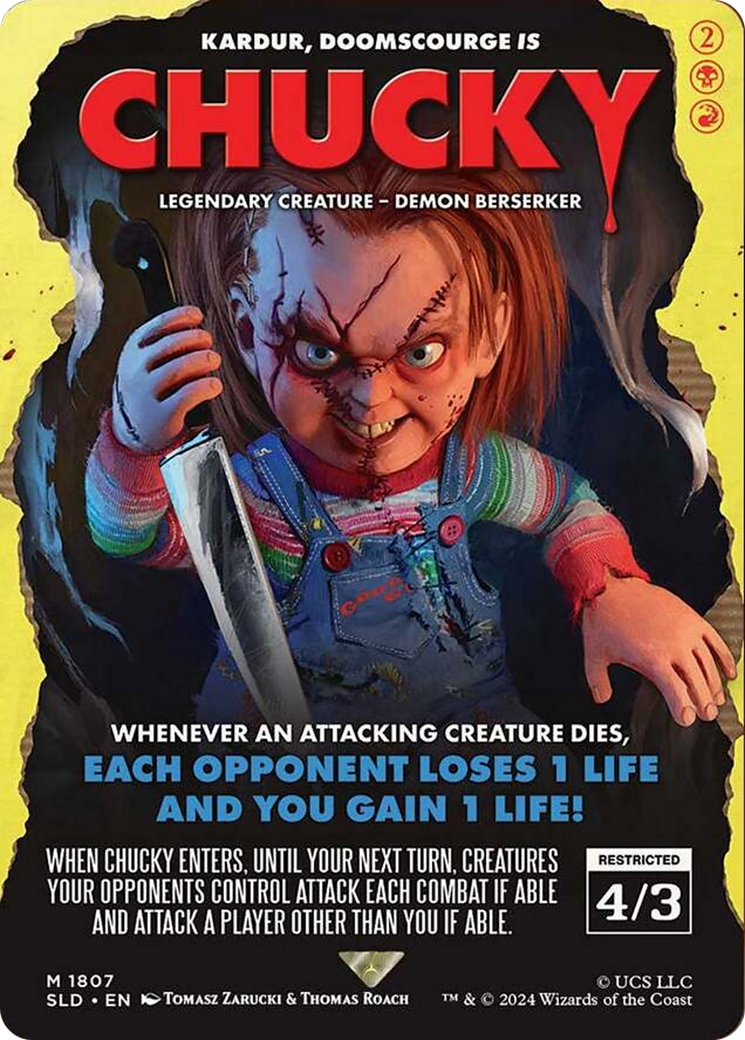 Phyrexian Reclamation (SLD-1808) - Secret Lair Drop / Sorry, Jack . . . Chucky's Back (Borderless)