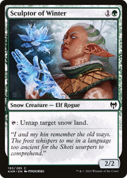 Sculptor of Winter (KHM-193) - Kaldheim: (snow) Foil