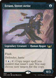 Errant, Street Artist (SNC-444) - Streets of New Capenna: (Showcase) Etched Foil