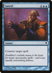 Cancel (ZEN-044) - Zendikar Foil