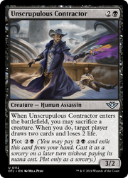Unscrupulous Contractor (OTJ-112) - Outlaws of Thunder Junction Foil