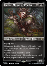 Rankle, Master of Pranks (CMM-519) - Commander Masters Etched Foil