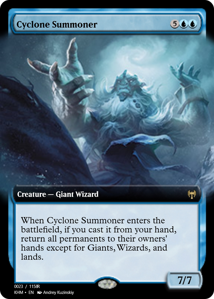 Cyclone Summoner (PRM-88246) - Magic Online Promos Foil