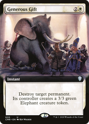 Generous Gift (CMR-620) - Commander Legends: (Extended Art) Foil