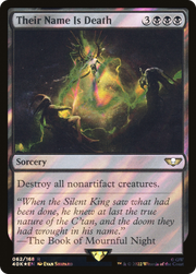 Their Name Is Death (40K-062) - Warhammer 40,000 Commander Foil