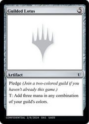 Guilded Lotus (UNK-UA05B) - Unknown Event