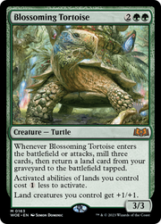Blossoming Tortoise (PPWOE-163) - Wilds of Eldraine Promos Foil