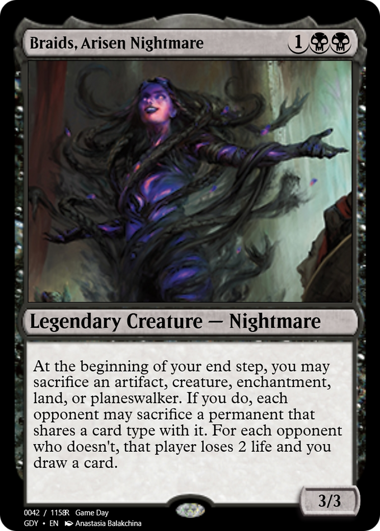 Braids, Arisen Nightmare (PRM-105692) - Magic Online Promos