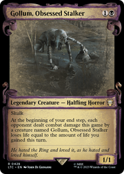 Gollum, Obsessed Stalker (LTC-428) - Tales of Middle-earth Commander: (Showcase)