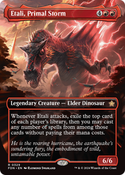 Etali, Primal Storm (Borderless) (FDN-329) - Foundations (Borderless) Foil