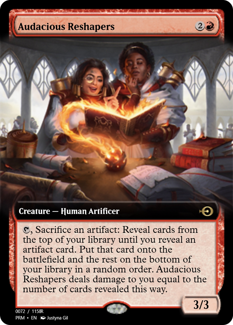 Audacious Reshapers (PRM-90116) - Magic Online Promos Foil